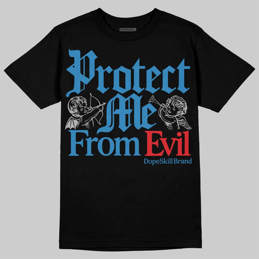 Jordan 3 Retro OG Rare Air DopeSkill T-Shirt Protect Me From Evil Graphic Streetwear - Black