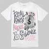 Air Max 95 OG “Pink Foam” DopeSkill T-Shirt Real Ones Move In Silence Graphic Streetwear - White