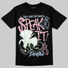 Jordan 4 Retro Valentine's Day (2026) (GS) DopeSkill T-Shirt Speak It Graphic Streetwear - Black
