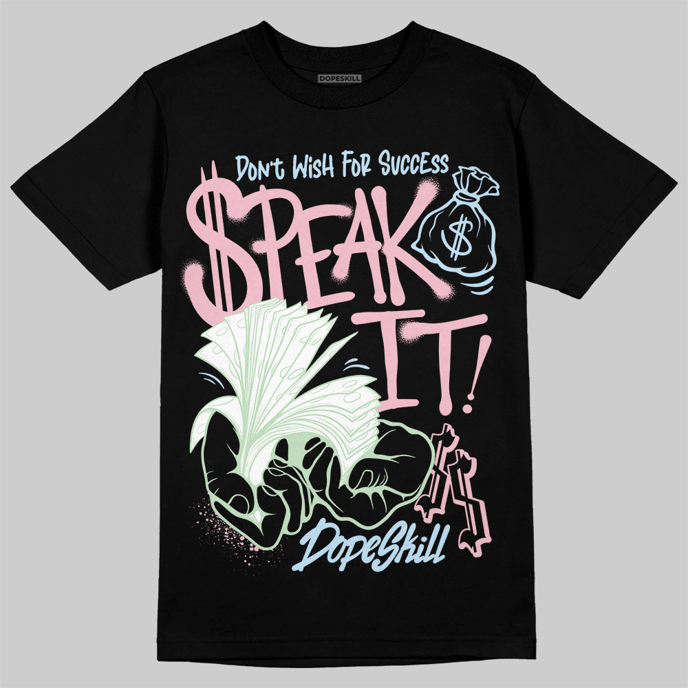 Jordan 4 Retro Valentine's Day (2026) (GS) DopeSkill T-Shirt Speak It Graphic Streetwear - Black
