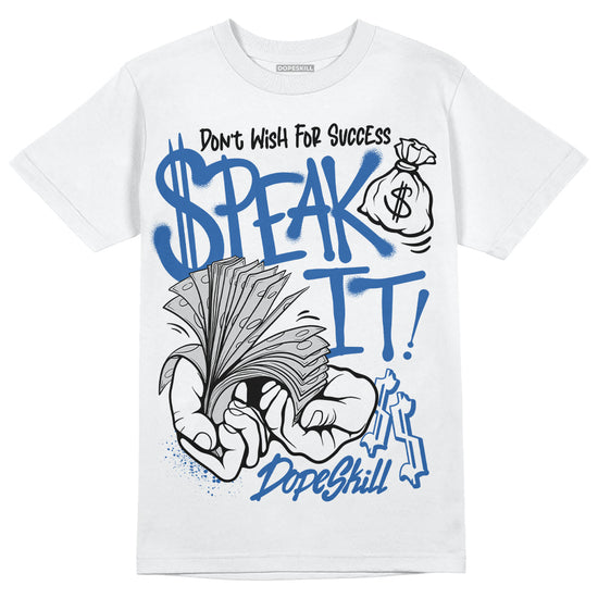 Jordan 11 Low “Space Jam” DopeSkill T-Shirt Speak It Graphic Streetwear - White