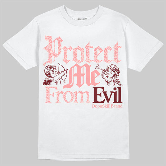 Jordan 3 Retro Valentine's Day Treat Yourself (2025) DopeSkill T-Shirt Protect Me From Evil Graphic Streetwear - White 