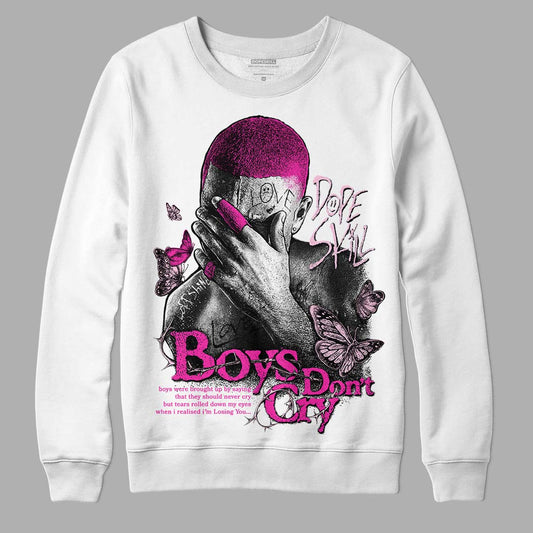 Dunk Low Triple Pink DopeSkill Sweatshirt Boys Don't Cry Graphic Streetwear - White