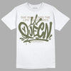 Air Max 90 Ballistic Neutral Olive DopeSkill T-Shirt Queen Graphic Streetwear - White