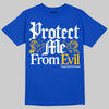 Jordan 12 “Blueberry” DopeSkill Royal T-shirt Protect Me From Evil Graphic Streetwear