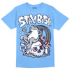 Jordan 9 Powder Blue DopeSkill Sky Blue T-Shirt Stay Busy Graphic Streetwear