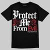 Jordan 11 Retro Low Bred (2025) DopeSkill T-Shirt Protect Me From Evil Graphic Streetwear - Black