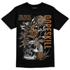 Jordan 3 Retro Palomino DopeSkill T-Shirt Side Hustle Graphic Streetwear - Black