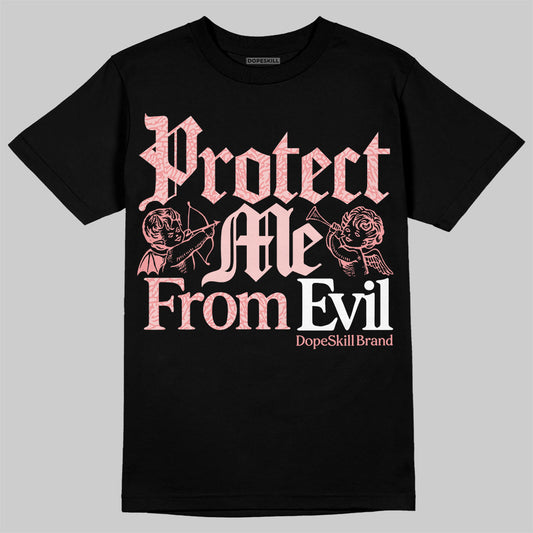 Jordan 3 Retro Valentine's Day Treat Yourself (2025) DopeSkill T-Shirt Protect Me From Evil Graphic Streetwear - Black