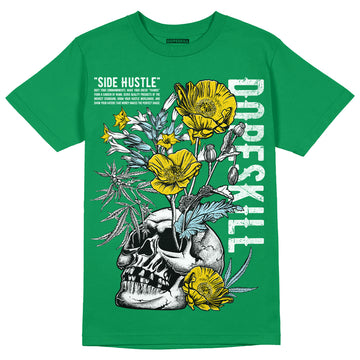 Jordan 5 “Lucky Green” DopeSkill Green T-shirt Side Hustle Graphic Streetwear 