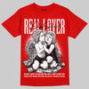 Jordan 11 “Bred Velvet” DopeSkill Red T-shirt Real Lover Graphic Streetwear