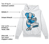 Military Blue 4s DopeSkill Hoodie Sweatshirt Sneakerhead BEAR Graphic