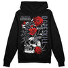 Jordan 14 Retro 'Stealth' DopeSkill Hoodie Sweatshirt Side Hustle Graphic Streetwear - Black