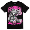 Pink Sneakers DopeSkill T-Shirt Sick Bear Graphic Streetwear - Black