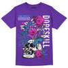 Dunk Low Championship Court Purple DopeSkill Purple T-shirt Side Hustle Graphic Streetwear