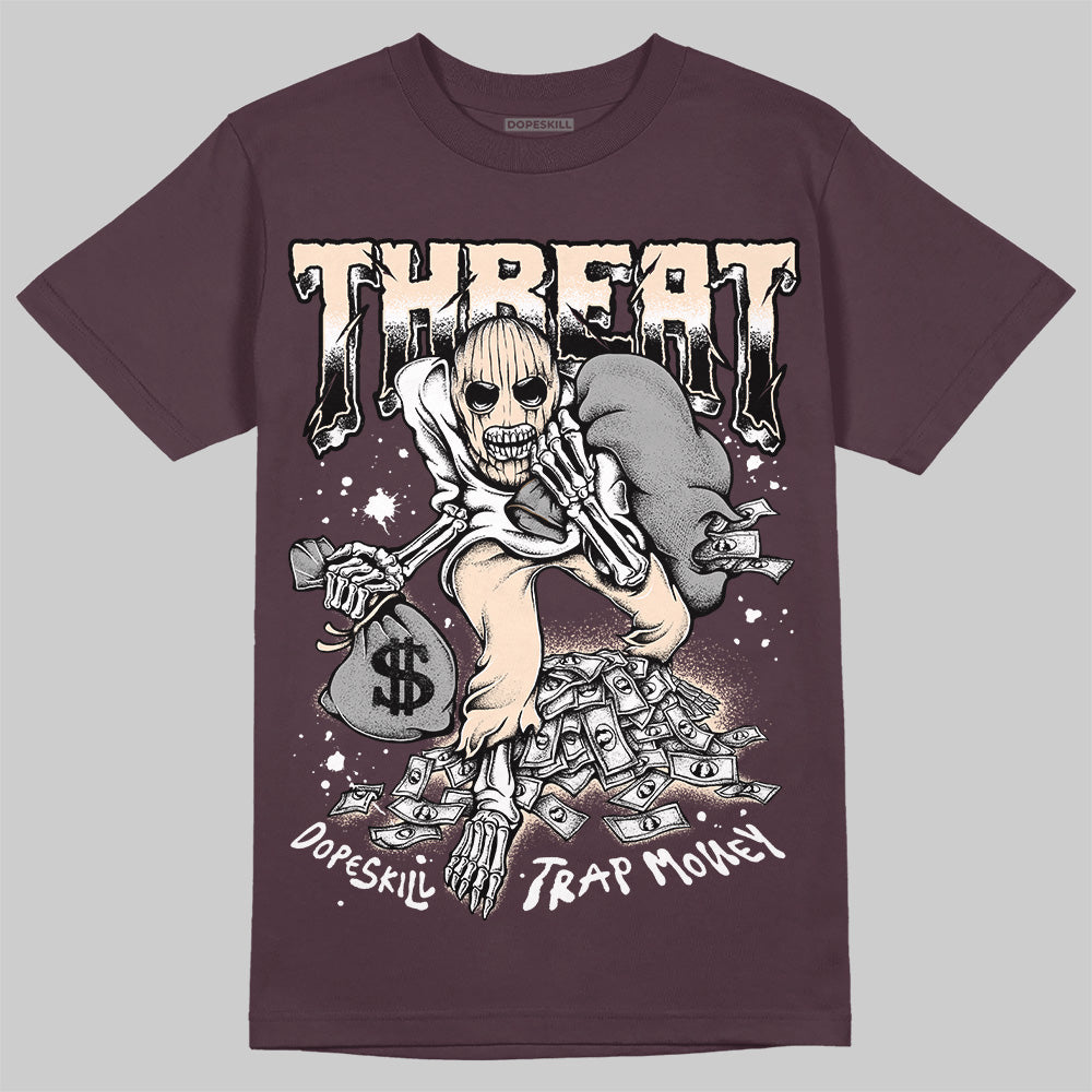 A Ma Maniére x Air Jordan 3 "Burgundy Crush" DopeSkill Maroon T-shirt Threat Graphic Streetwear