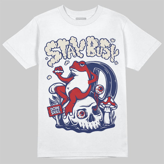 Jordan 11 “Rare Air” DopeSkill T-Shirt Stay Busy Graphic Streetwear - White 
