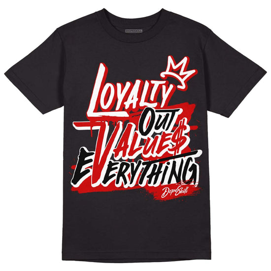 Jordan 1 Retro Low "Black Toe" DopeSkill T-Shirt LOVE Graphic Streetwear - Black