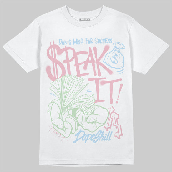 Jordan 4 Retro Valentine's Day (2026) (GS) DopeSkill T-Shirt Speak It Graphic Streetwear - White