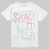 Jordan 4 Retro Valentine's Day (2026) (GS) DopeSkill T-Shirt Speak It Graphic Streetwear - White