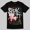 Jordan 3 Mexico 'El Vuelo' DopeSkill T-Shirt Speak It Graphic Streetwear - Black