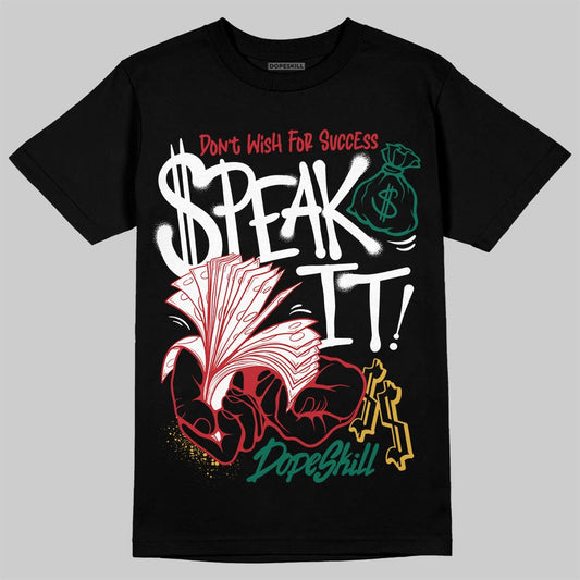 Jordan 3 Mexico 'El Vuelo' DopeSkill T-Shirt Speak It Graphic Streetwear - Black