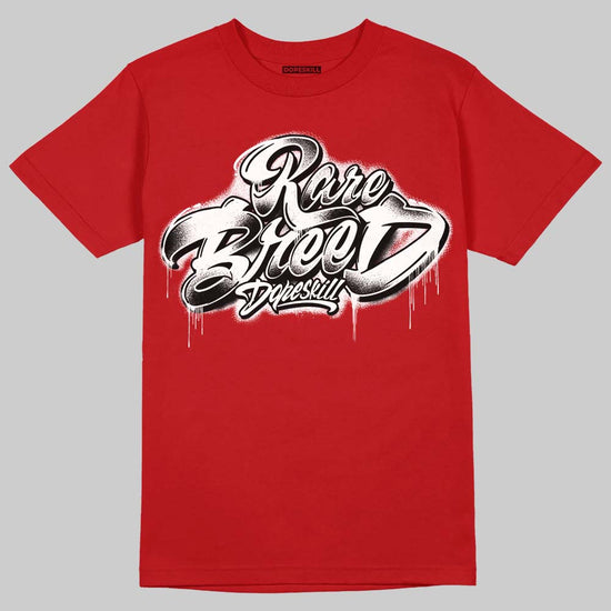 Nigel Sylvester x Air Jordan 4 ‘Brick by Brick’ DopeSkill T-Shirt Rare Breed Type Graphic Streetwear - Red