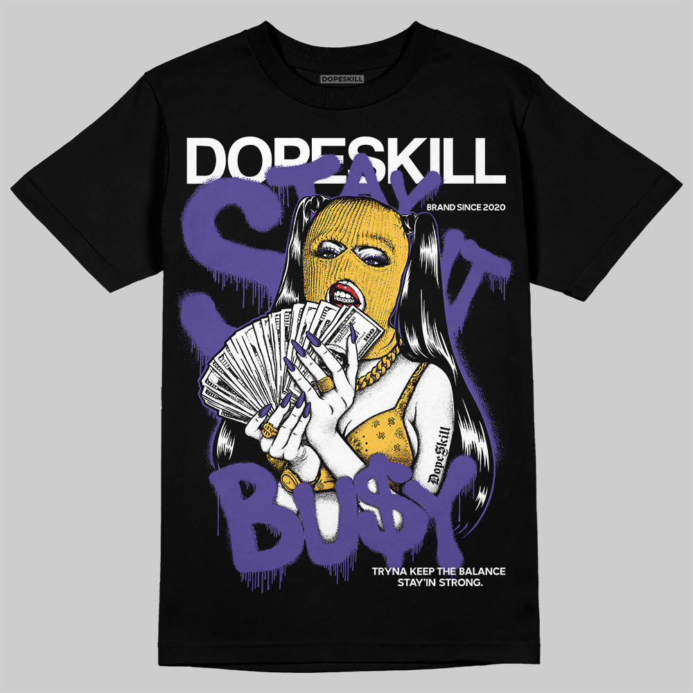 Kobe 8 Protro "Lakers Home" DopeSkill T-Shirt Stay It Busy Graphic Streetwear - Black