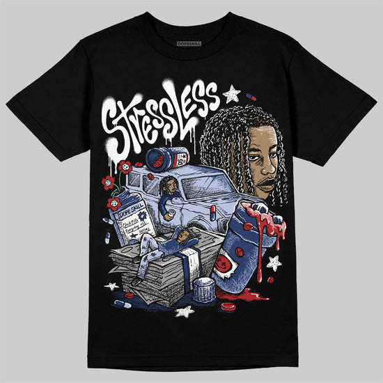 Jordan 6 Retro 'White And Midnight Navy' DopeSkill T-Shirt Stressless Graphic Streetwear - Black