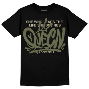 Air Max 90 Ballistic Neutral Olive DopeSkill T-Shirt Queen Graphic Streetwear - Black