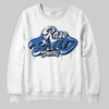 Jordan 12 “Blueberry” DopeSkill Sweatshirt Rare Breed Type Graphic Streetwear - White