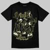 Jordan 3 “Medium Olive” aka “Family Affair” DopeSkill T-Shirt Real Y2K Players Graphic Streetwear - Black