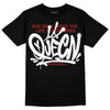 Jordan 14 "Black/White" DopeSkill T-Shirt Queen Graphic Streetwear - Black 