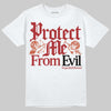 Nigel Sylvester x Air Jordan 4 ‘Brick by Brick’ DopeSkill T-Shirt Protect Me From Evil Graphic Streetwear - White