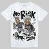 Jordan 4 “Fear” DopeSkill T-Shirt No Risk No Story Graphic Streetwear - White 