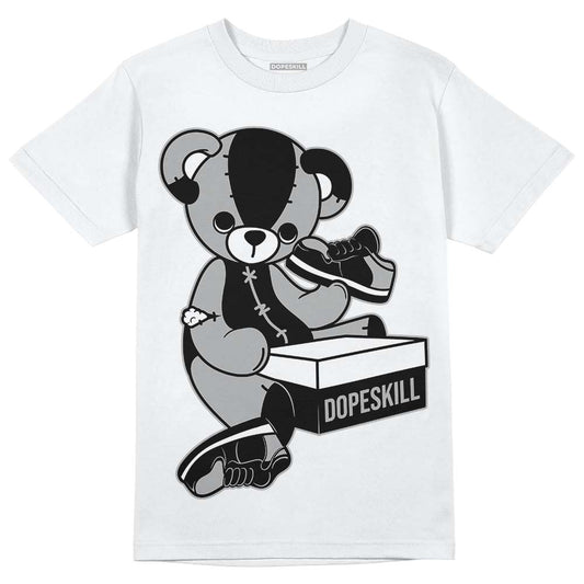 Jordan 1 Low OG “Shadow” DopeSkill T-Shirt Sneakerhead BEAR Graphic Streetwear - White
