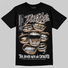 Jordan 1 Low OG “Mocha” DopeSkill T-Shirt The Mouth With No Droughts Graphic Streetwear - Black