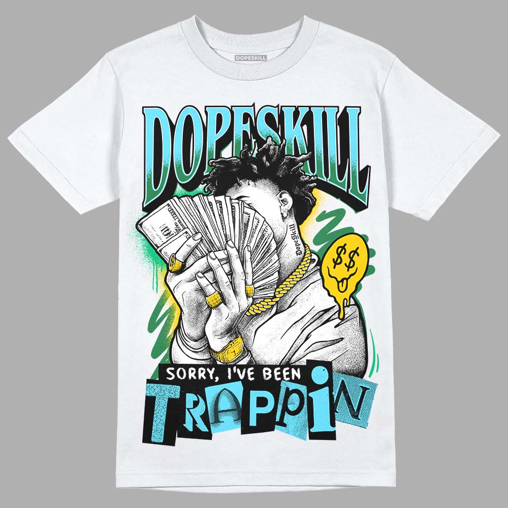 Dunk Low Ben & Jerry’s Chunky Dunky DopeSkill T-Shirt Sorry I've Been Trappin Graphic Streetwear - White 