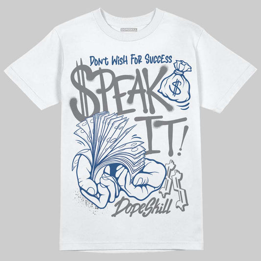 Jordan 9 Retro 'Flint Grey' 2026 DopeSkill T-Shirt Speak It Graphic Streetwear - White