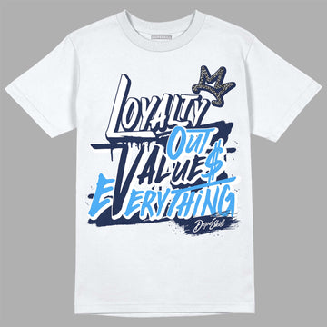 Jordan 3 "Midnight Navy" DopeSkill T-Shirt LOVE Graphic Streetwear - White