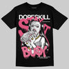 Balenciaga Runner White Fluo Pink DopeSkill T-Shirt Stay It Busy Graphic Streetwear - Black