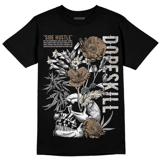 Jordan 5 SE “Sail” DopeSkill T-Shirt Side Hustle Graphic Streetwear - Black