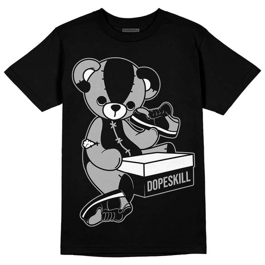 Jordan 1 Low OG “Shadow” DopeSkill T-Shirt Sneakerhead BEAR Graphic Streetwear - Black