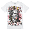 Jordan 3 GS “Red Stardust” DopeSkill T-Shirt Money Don't Lie Graphic Streetwear - White