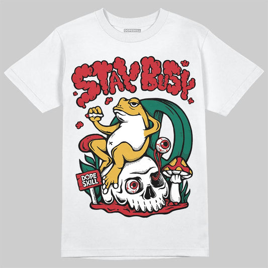 Jordan 3 Mexico 'El Vuelo' DopeSkill T-Shirt Stay Busy Graphic Streetwear - White