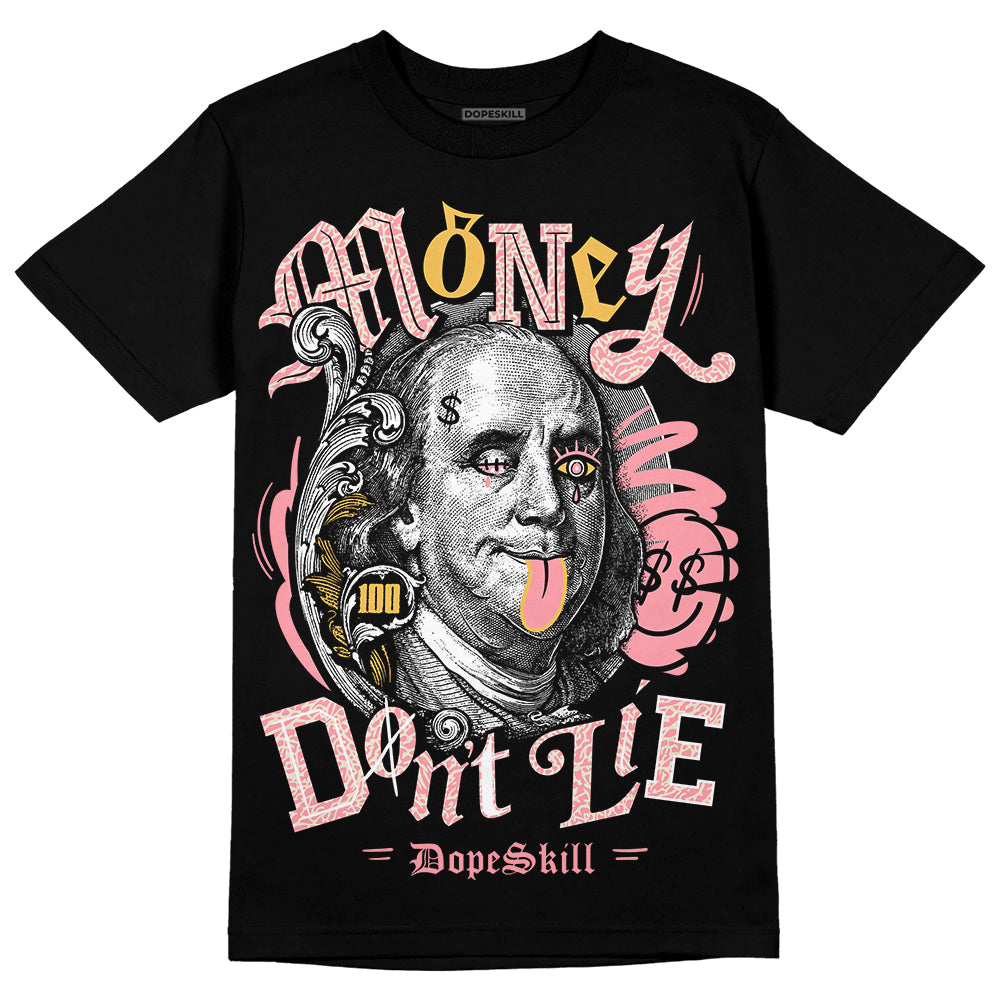 Jordan 3 GS “Red Stardust” DopeSkill T-Shirt Money Don't Lie Graphic Streetwear - Black