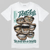 Jordan 4 Retro Oxidized Green DopeSkill T-Shirt The Mouth With No Droughts Graphic Streetwear - White