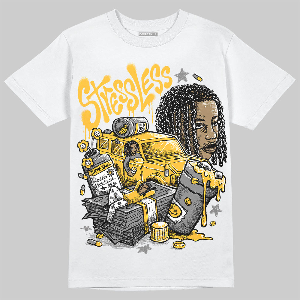 New Balance 9060 Varsity Gold (GS) DopeSkill T-Shirt Stressless Graphic Streetwear - White