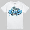 Jordan 11 Retro Legend Blue DopeSkill T-Shirt Rare Breed Type Graphic Streetwear - White