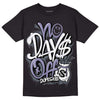 Jordan 5 Retro Low Indigo Haze DopeSkill T-Shirt No Days Off Graphic Streetwear  - Black